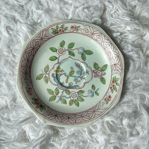 W Adams & Sons England Micratex Singapore Bird Tea Saucer (Old back stamp)
